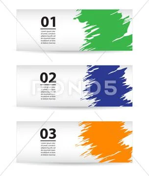 Infographics options labels Stock Illustration