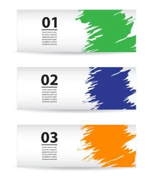 Infographics options labels Stock Illustration