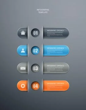 Infographics options layout Illustrazione stock