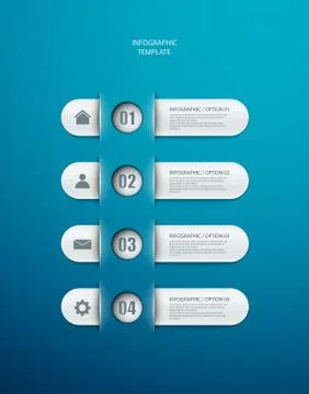 Infographics options layout Illustrazione stock