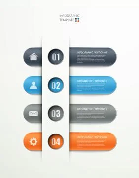 Infographics options layout Stock Illustration