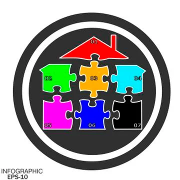 Infographics property Stock Illustration