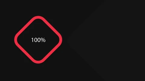 Infographics series. Incremental animated text until 100%. Animated background Video stock 331733677