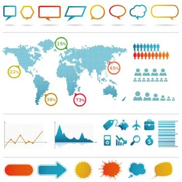 Infographics set. Stock Illustration