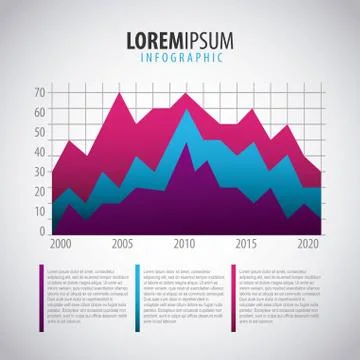 Infographics statistics diagram Stock Illustration