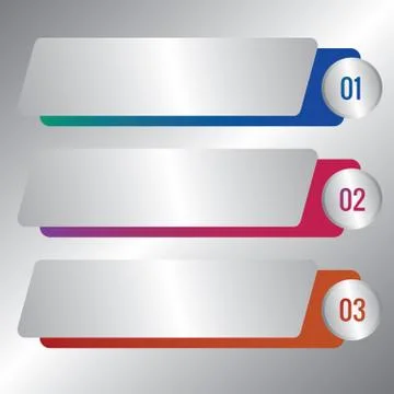 Infographics Template 3 Options Stock Illustration