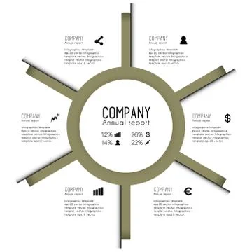 Infographics template Stock Illustration