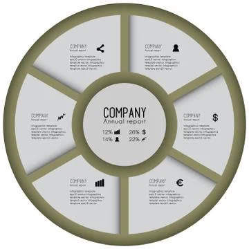 Infographics template Stock Illustration