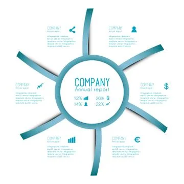 Infographics template Stock Illustration