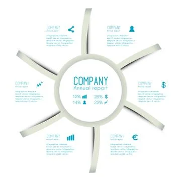 Infographics template Stock Illustration