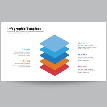 Infographics Template Slide Design Illustrazione stock