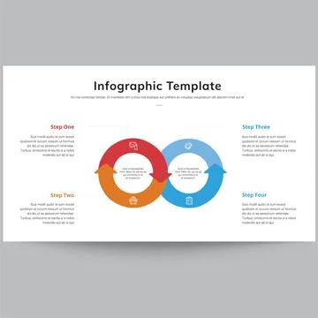 Infographics Template Slide Designs 스톡 일러스트