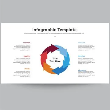Infographics Template Slide Designs Illustrazione stock