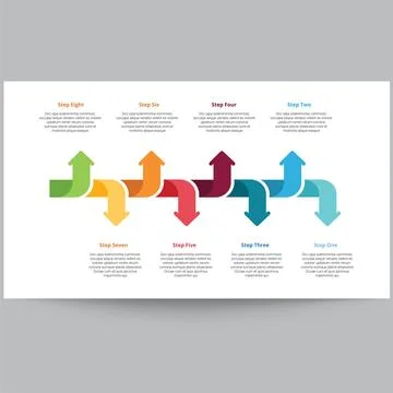 Infographics Template Slide 스톡 일러스트