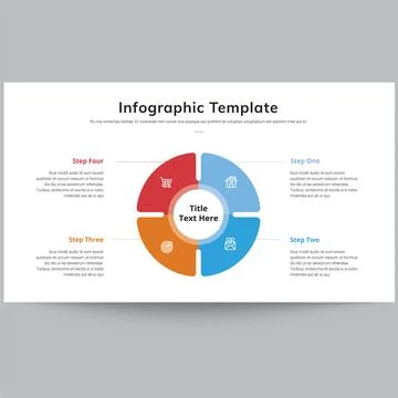 Infographics Template Slide Layout Design Stock Illustration