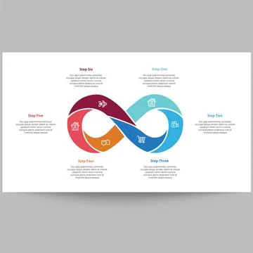 Infographics Template Slide Layout イラスト素材
