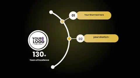 Infography Circles Stock Footage 344860415
