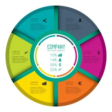 Infogrpahics template Stock Illustration