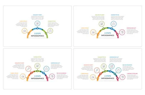 Inforgaphic Templates Illustrazione stock