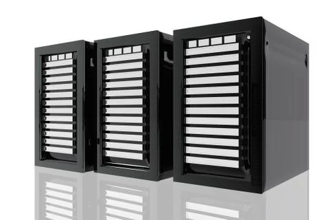 Informatic servers Stock Illustration