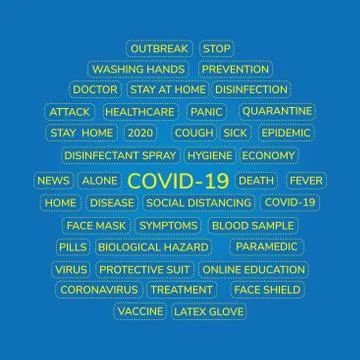 Information about Coronavirus. Vector illustration Stock Illustration