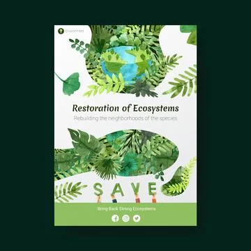 Information about World Environment Day.Save Earth Planet World Concept with  Stock Illustration