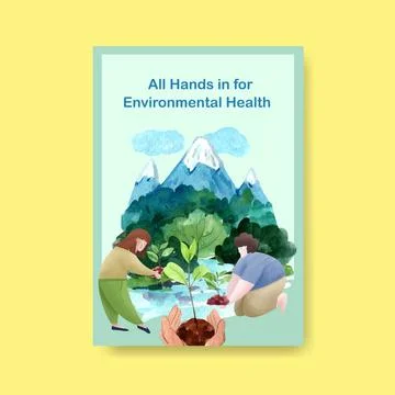 Information about World Environment Day.Save Earth Planet World Concept with  Stock Illustration