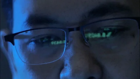 Information analytic or internet marketing or coder developer concept Stock Footage 119741776