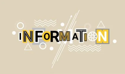 Information And Global Data Technology Web Banner Abstract Template Background 스톡 일러스트