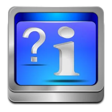 Information and question button Stock Illustration