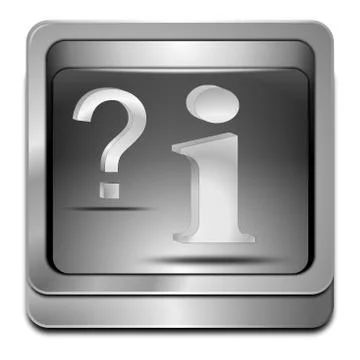 Information and question button Stock Illustration