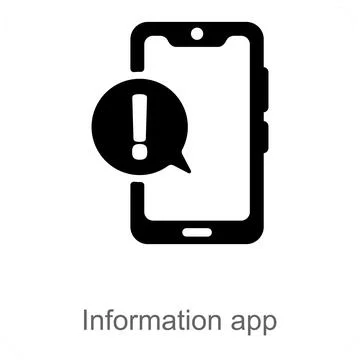 Information App Stock Illustration