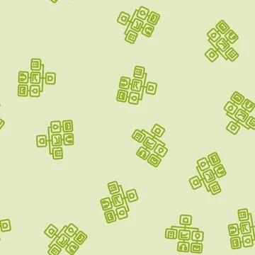 Information architecture ux ui design line vector seamless pattern Stock Illustration