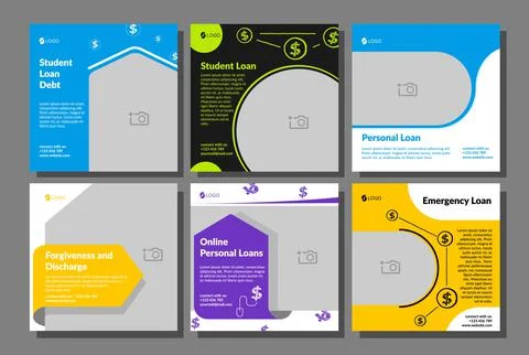 Information banners set, vector illustration Stock Illustration