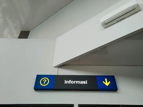 Information boards Foto stock