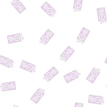 Information booklet glyph vector seamless pattern sign Illustrazione stock