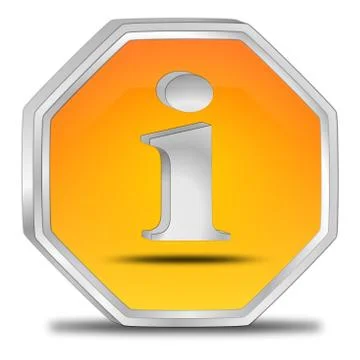 Information Button Stock Illustration