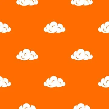 Information cloud pattern vector orange Stock Illustration