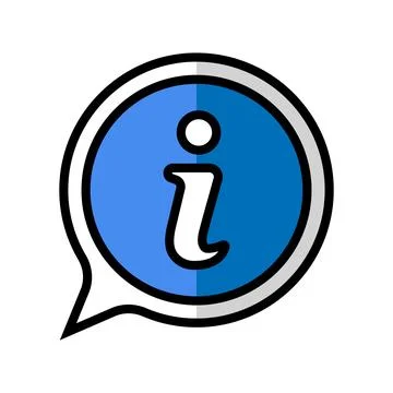 Information color icon vector illustration 스톡 일러스트
