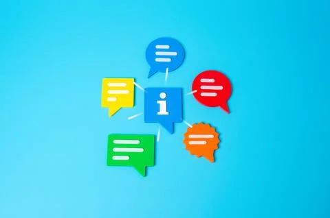 Information from comments. Tips and hints. Ask on the forum. Shared experie.. Stock Illustration