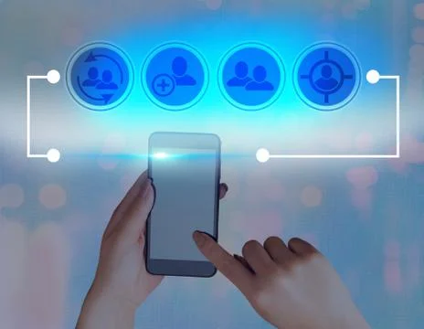 Information Computerization With Infographic Elements And Flat Icons. Latest 库存照片