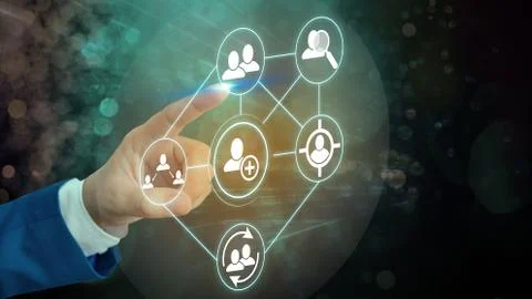 Information Computerization With Infographic Elements And Flat Icons. Latest 库存照片