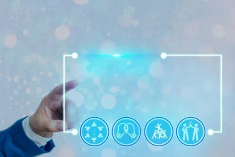 Information Computerization With Infographic Elements And Flat Icons. Latest 库存照片