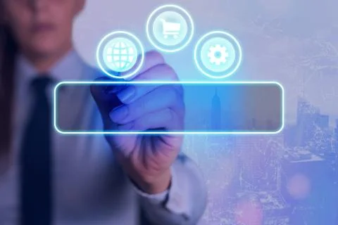 Information Computerization With Infographic Elements And Flat Icons. Latest 库存照片