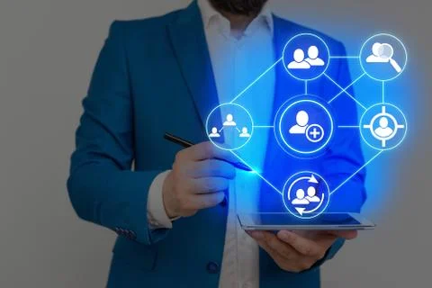 Information Computerization With Infographic Elements And Flat Icons. Latest 库存照片