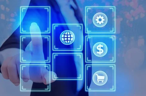 Information Computerization With Infographic Elements And Flat Icons. Latest 库存照片