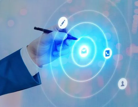 Information Computerization With Infographic Elements And Flat Icons. Latest 写真素材