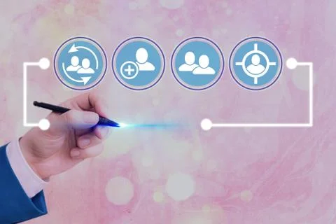 Information Computerization With Infographic Elements And Flat Icons. Latest 库存照片