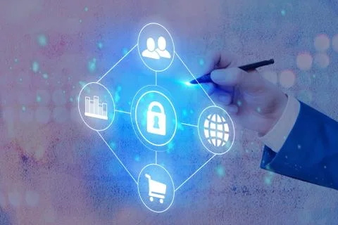 Information Computerization With Infographic Elements And Flat Icons. Latest 库存照片