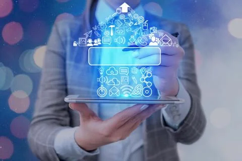 Information Computerization With Infographic Elements And Flat Icons. Latest 库存照片